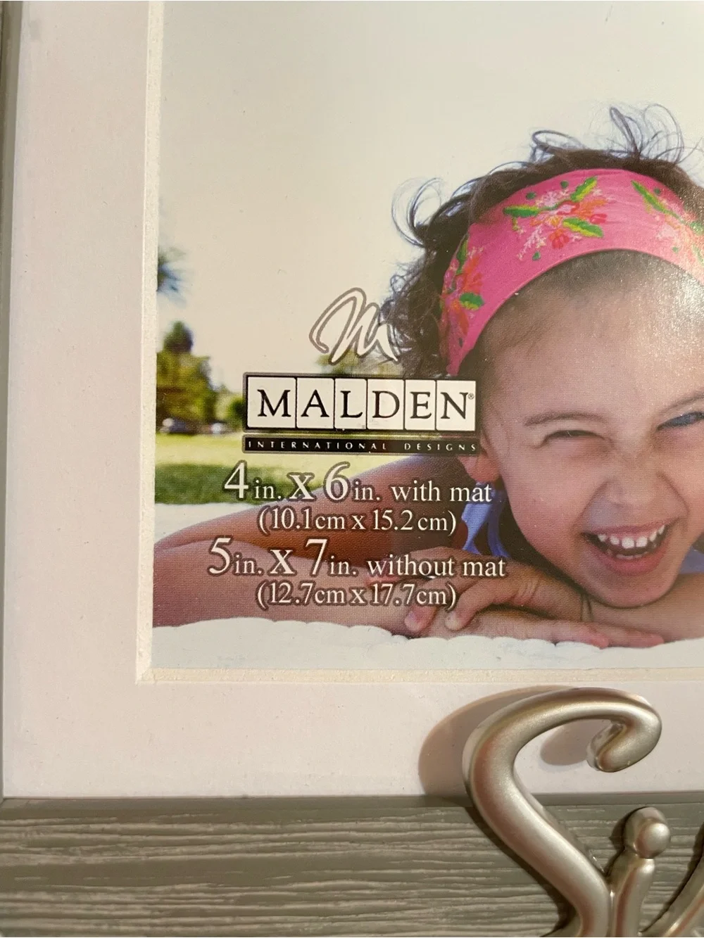Malden Gray Frame with Silver 